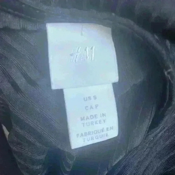 H&M Black Ribbed Bodysuit  size S‎ - Picture 5 of 5